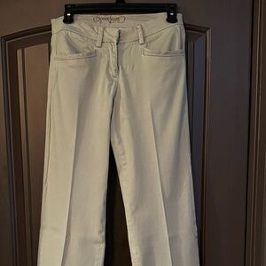 Spoon Jeans-Khaki Wide-Leg Stretch Pants (TALL)